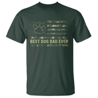 Best Dog Dad Ever T Shirt Camo American Flag USA Fathers Day Gift for Dog Lovers - Wonder Print Shop