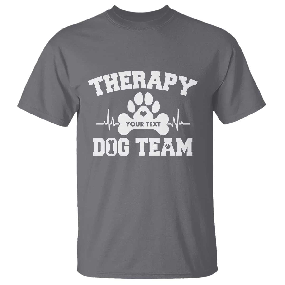 Personalized Therapy Dog Team T Shirt Custom Name - Wonder Print Shop