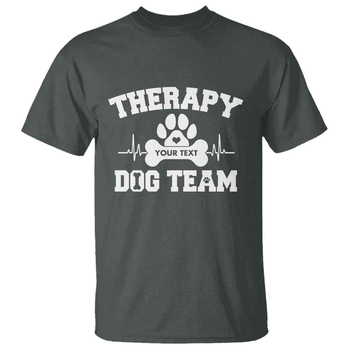 Personalized Therapy Dog Team T Shirt Custom Name - Wonder Print Shop