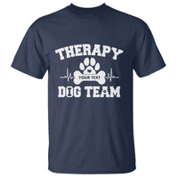 Personalized Therapy Dog Team T Shirt Custom Name - Wonder Print Shop