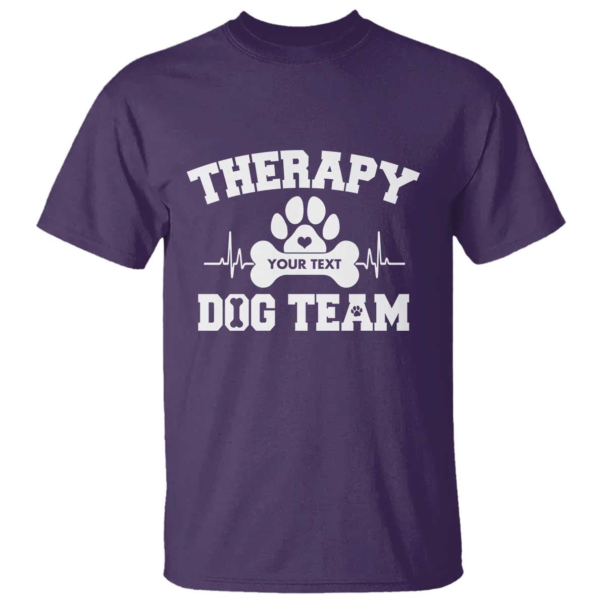 Personalized Therapy Dog Team T Shirt Custom Name - Wonder Print Shop