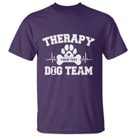 Personalized Therapy Dog Team T Shirt Custom Name - Wonder Print Shop