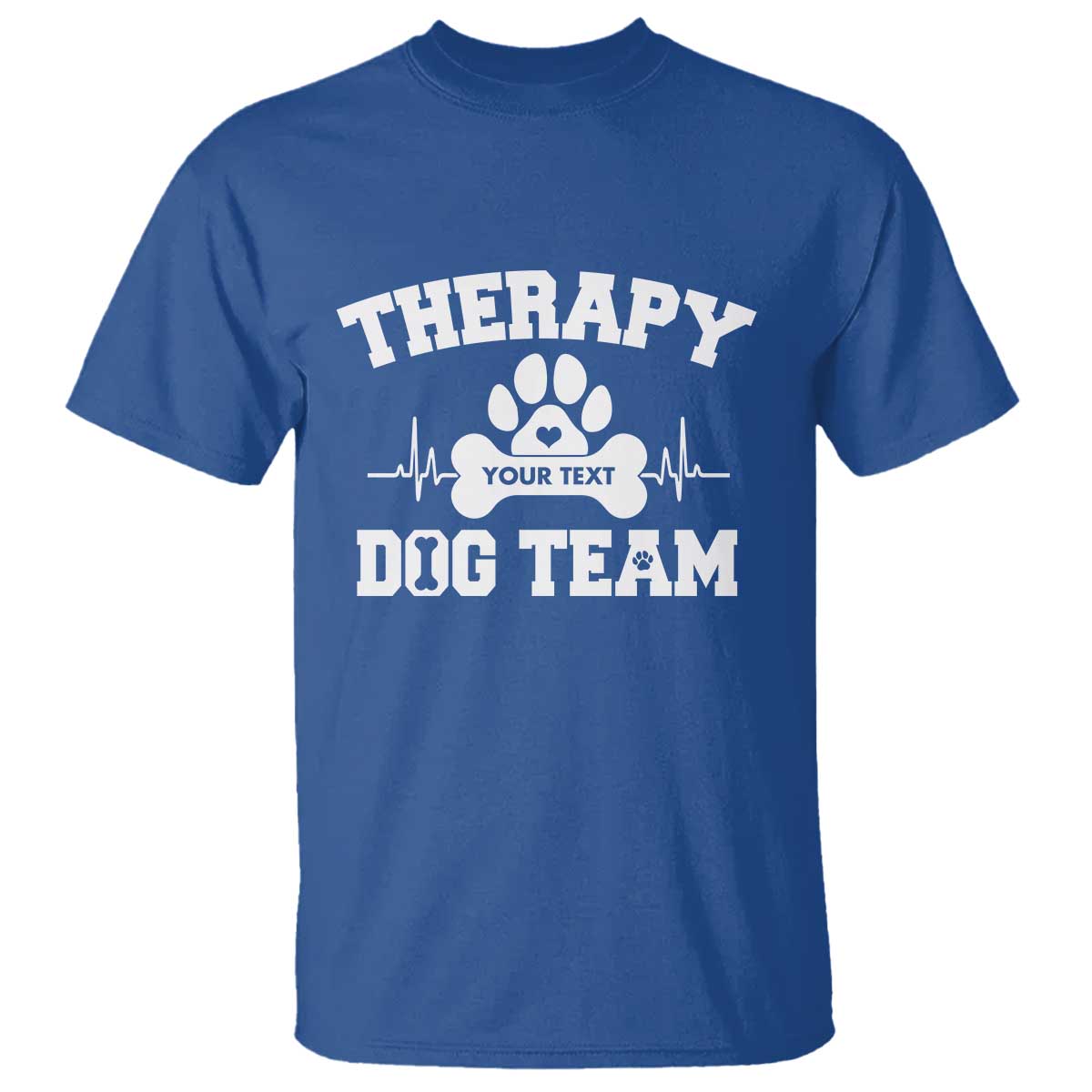 Personalized Therapy Dog Team T Shirt Custom Name - Wonder Print Shop