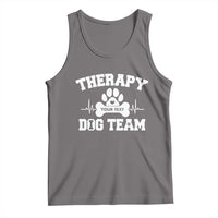 Personalized Therapy Dog Team Tank Top Custom Name - Wonder Print Shop