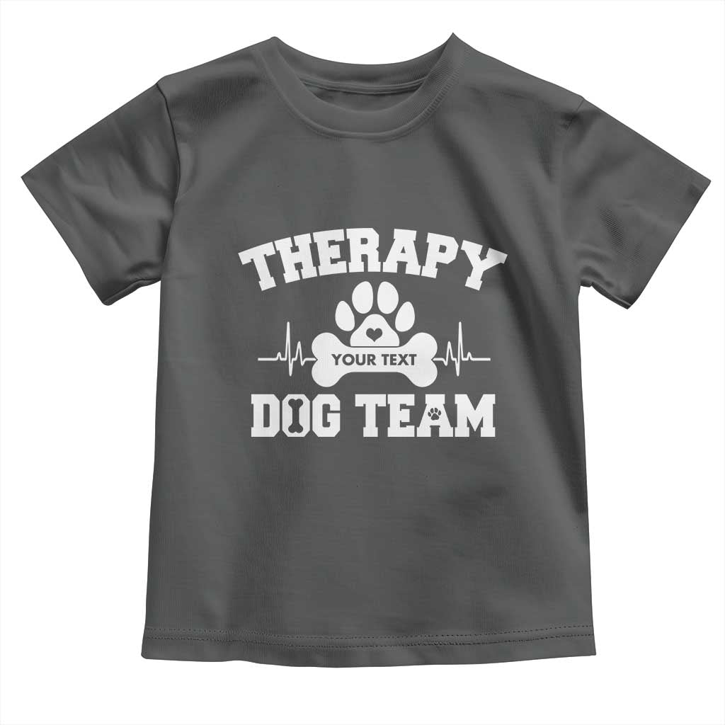 Personalized Therapy Dog Team Toddler T Shirt Custom Name - Wonder Print Shop