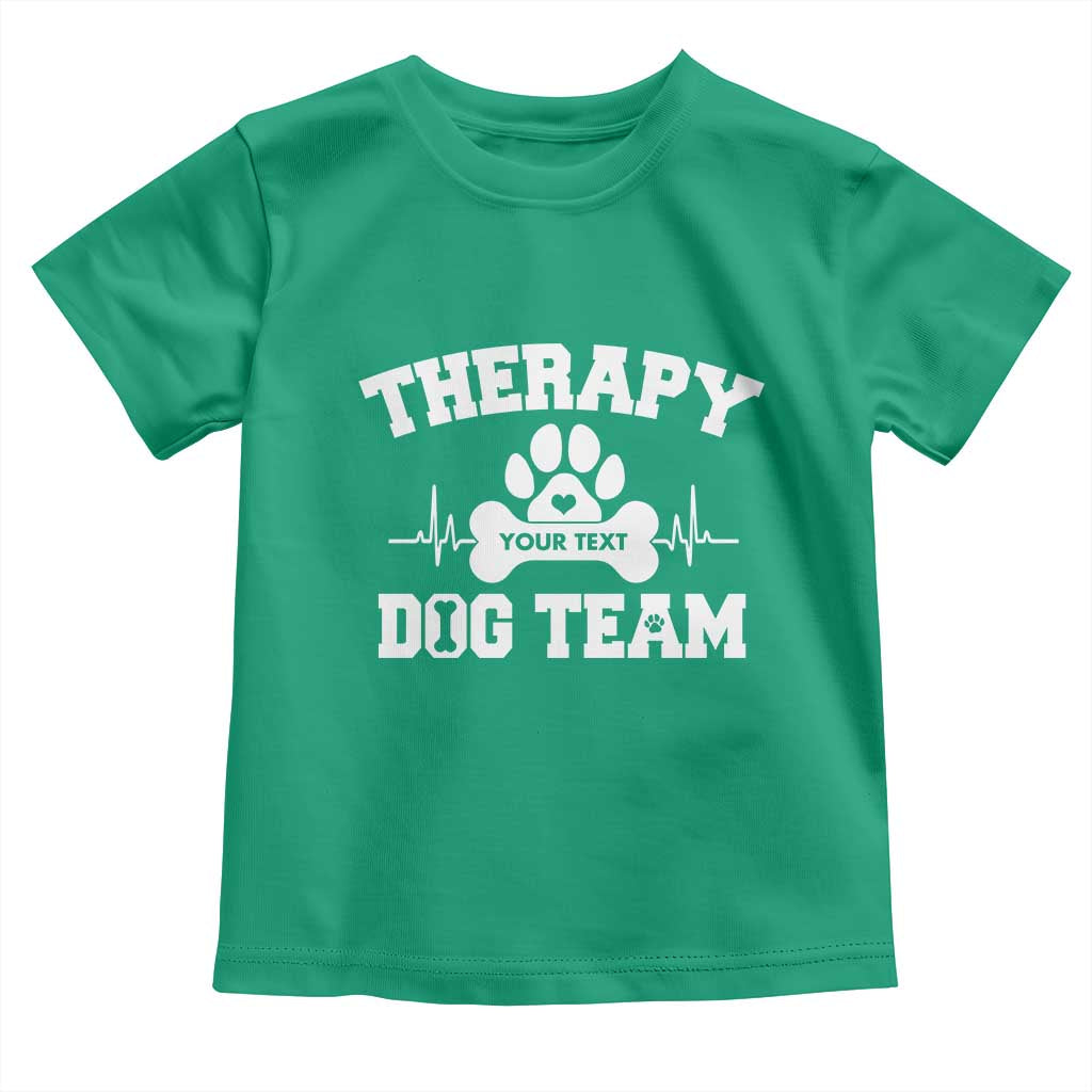 Personalized Therapy Dog Team Toddler T Shirt Custom Name - Wonder Print Shop