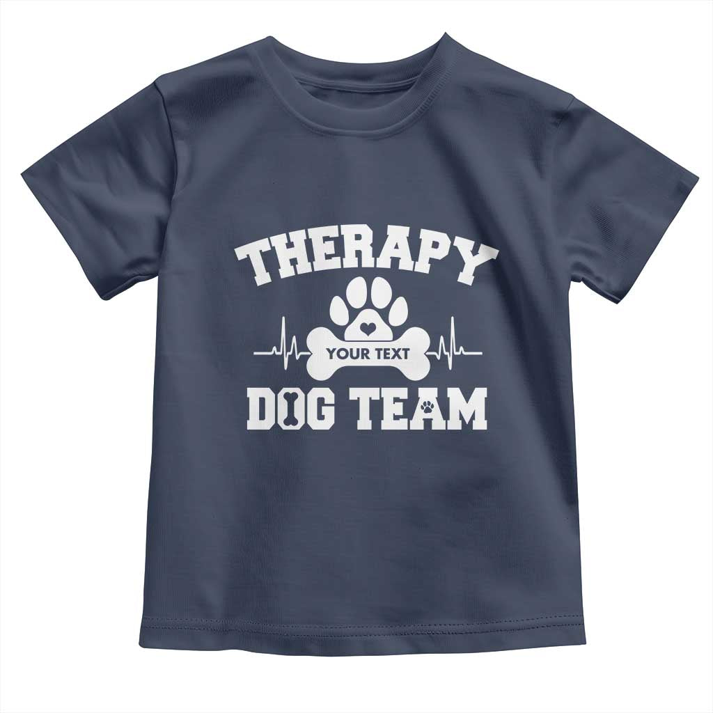 Personalized Therapy Dog Team Toddler T Shirt Custom Name - Wonder Print Shop