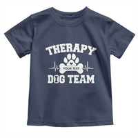 Personalized Therapy Dog Team Toddler T Shirt Custom Name - Wonder Print Shop