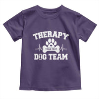 Personalized Therapy Dog Team Toddler T Shirt Custom Name - Wonder Print Shop