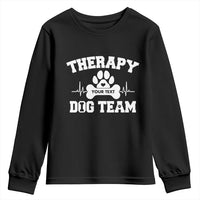 Personalized Therapy Dog Team Youth Sweatshirt Custom Name - Wonder Print Shop