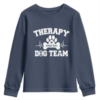Personalized Therapy Dog Team Youth Sweatshirt Custom Name - Wonder Print Shop