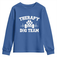 Personalized Therapy Dog Team Youth Sweatshirt Custom Name - Wonder Print Shop