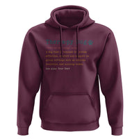 Personalized Therapy Dog Hoodie Retro Custom Name Pet Partners - Wonder Print Shop