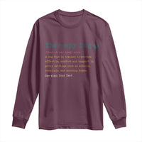 Personalized Therapy Dog Long Sleeve Shirt Retro Custom Name Pet Partners - Wonder Print Shop