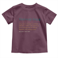 Personalized Therapy Dog Toddler T Shirt Retro Custom Name Pet Partners - Wonder Print Shop