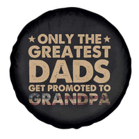 Greatest Dads Get Promoted To Grandpa Spare Tire Cover Retro American Flag Fathers Day New Grandpa Gift