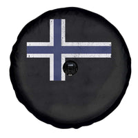 Norway Flag Spare Tire Cover Distressed Norwegian Norge Nordic Red White Blue Symbol