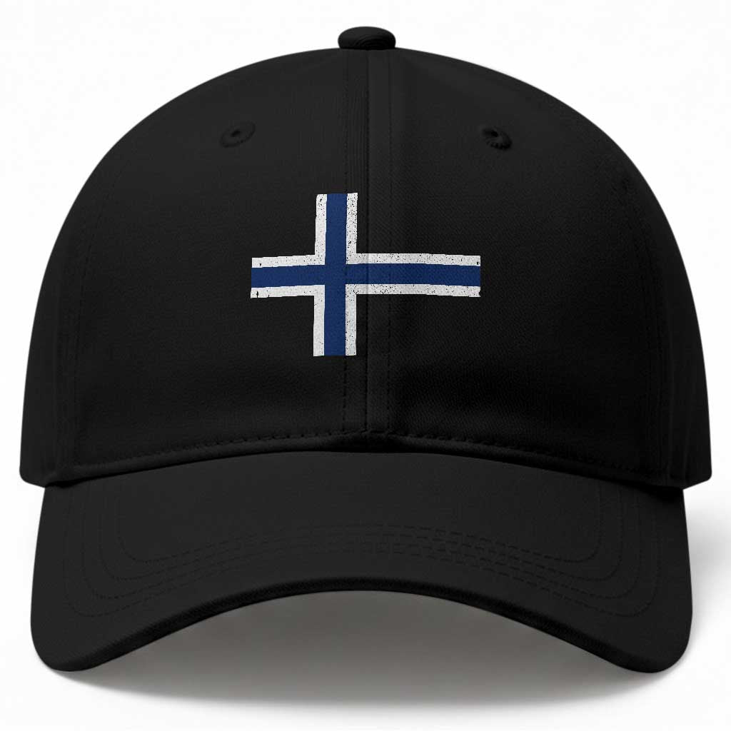 Norway Flag Baseball Cap Distressed Norwegian Norge Nordic Red White Blue Symbol