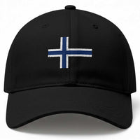 Norway Flag Baseball Cap Distressed Norwegian Norge Nordic Red White Blue Symbol