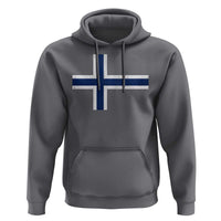 Norway Flag Hoodie Distressed Norwegian Norge Nordic Red White Blue Symbol