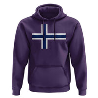 Norway Flag Hoodie Distressed Norwegian Norge Nordic Red White Blue Symbol