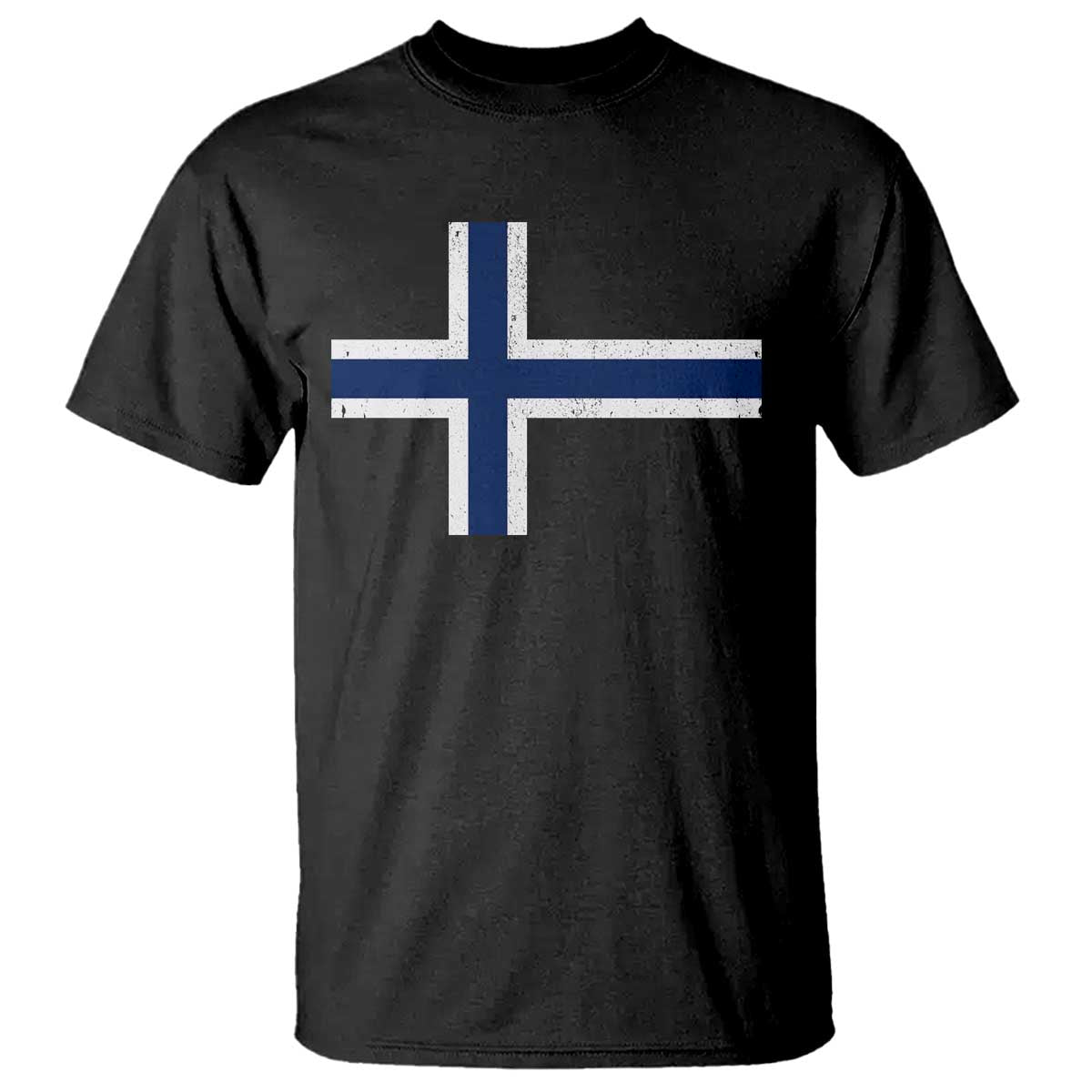Norway Flag T Shirt Distressed Norwegian Norge Nordic Red White Blue Symbol