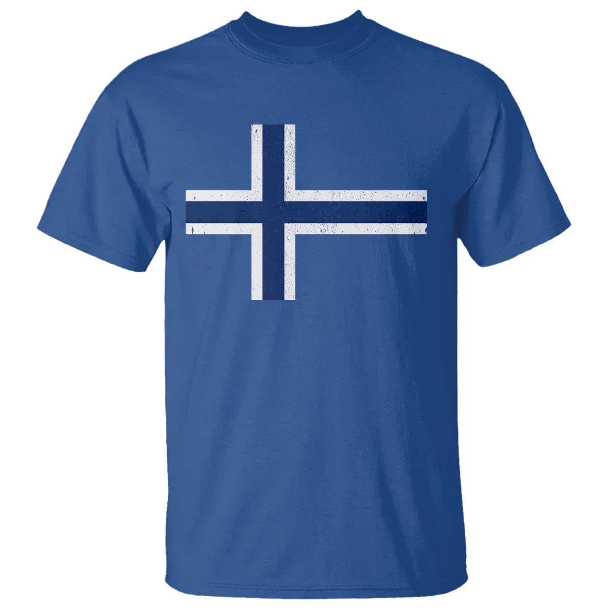 Norway Flag T Shirt Distressed Norwegian Norge Nordic Red White Blue Symbol
