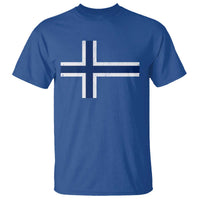 Norway Flag T Shirt Distressed Norwegian Norge Nordic Red White Blue Symbol