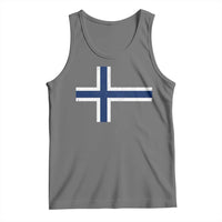 Norway Flag Tank Top Distressed Norwegian Norge Nordic Red White Blue Symbol