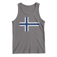 Norway Flag Tank Top Distressed Norwegian Norge Nordic Red White Blue Symbol