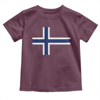 Norway Flag Toddler T Shirt Distressed Norwegian Norge Nordic Red White Blue Symbol