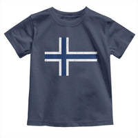 Norway Flag Toddler T Shirt Distressed Norwegian Norge Nordic Red White Blue Symbol