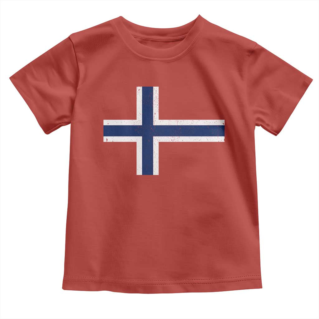 Norway Flag Toddler T Shirt Distressed Norwegian Norge Nordic Red White Blue Symbol