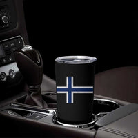 Norway Flag Tumbler Cup Distressed Norwegian Norge Nordic Red White Blue Symbol