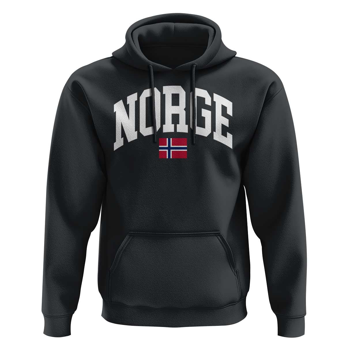 Norge Norway Flag Hoodie Retro Varsity Lettering Norwegian Pride Scandinavian Heritage Graphic