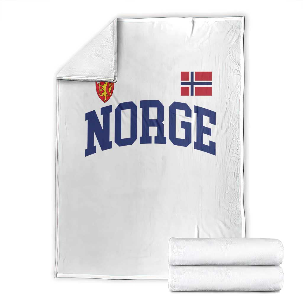 Norge Flag Norway Norwegian Throw Blanket Vintage Retro