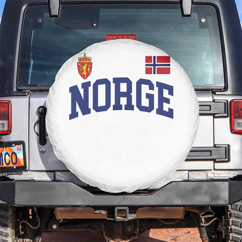 Norge Flag Norway Norwegian Spare Tire Cover Vintage Retro