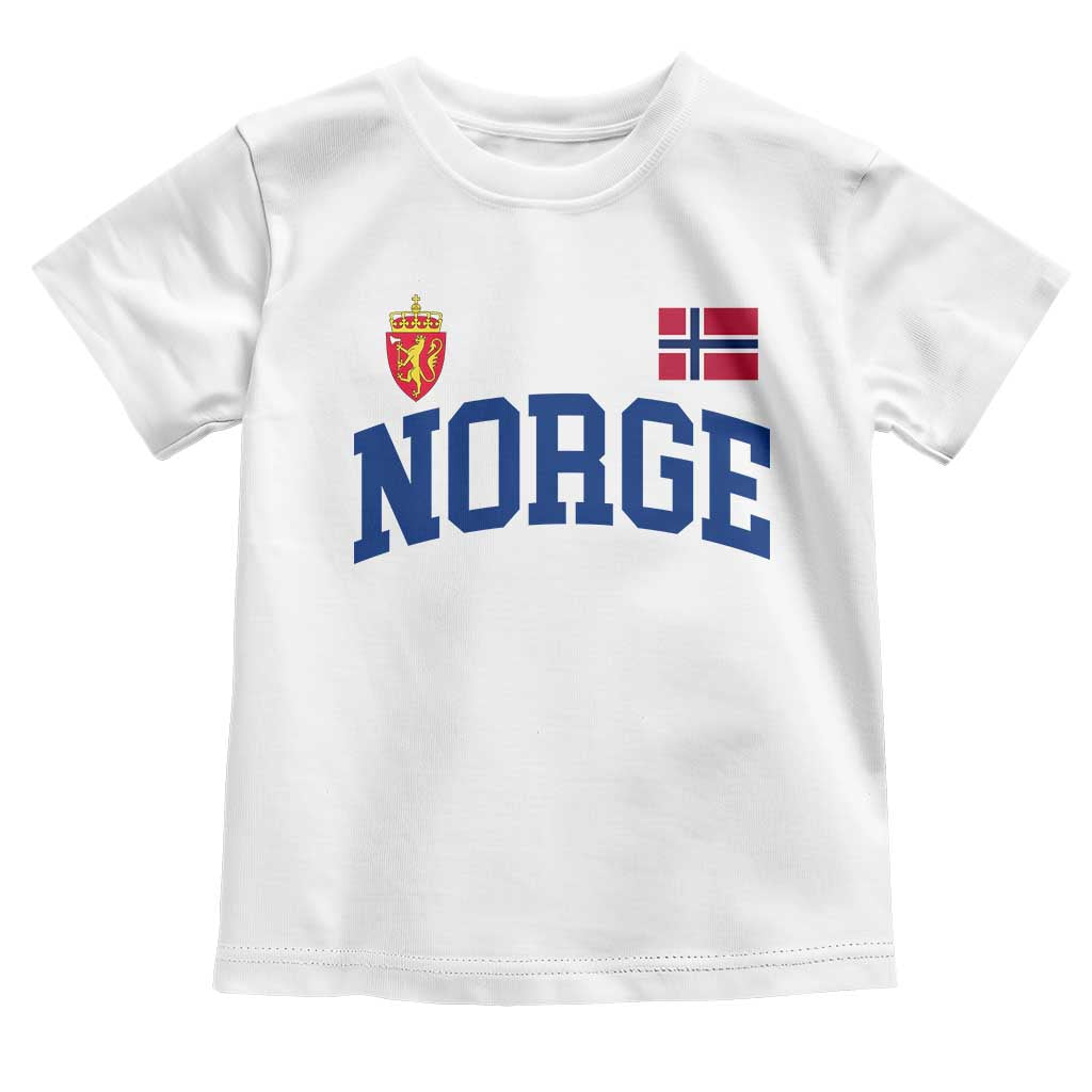 Norge Flag Norway Norwegian Toddler T Shirt Vintage Retro