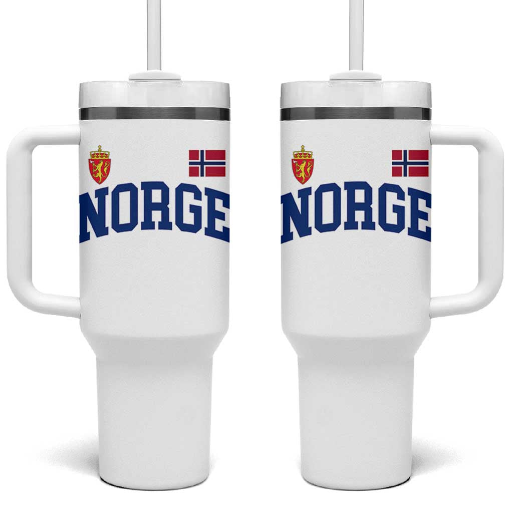 Norge Flag Norway Norwegian Tumbler With Handle Vintage Retro