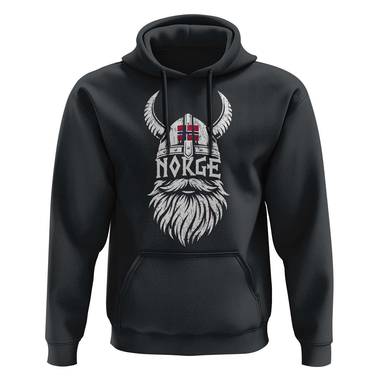 Norge Viking Norway Flag Hoodie Norwegian Pride Norse Warrior Vintage Graphic