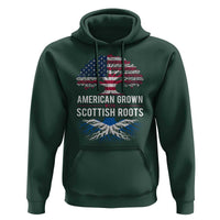 American Grown With Scottish Roots Hoodie Family Heritage USA Scotland Pride Gift