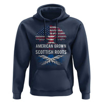 American Grown With Scottish Roots Hoodie Family Heritage USA Scotland Pride Gift