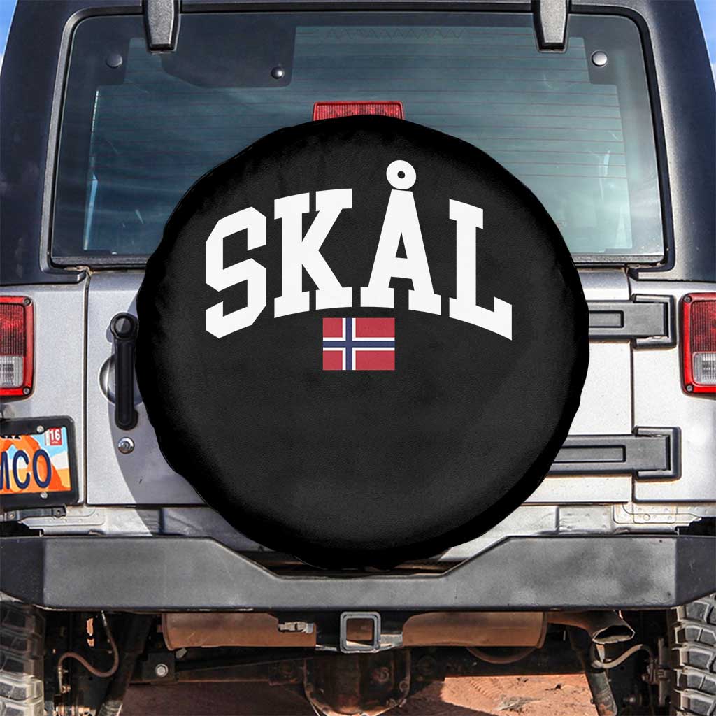 Skal Norwegian Sayings Spare Tire Cover Cheers in Norwegian Norway Viking Heritage Scandinavian Graphic