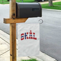 Skal Norway Flag Garden Flag Vintage Cheers Norwegian Sayings Viking Heritage Scandinavian Graphic