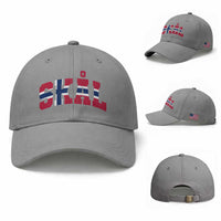 Skal Norway Flag Baseball Cap Vintage Cheers Norwegian Sayings Viking Heritage Scandinavian Graphic