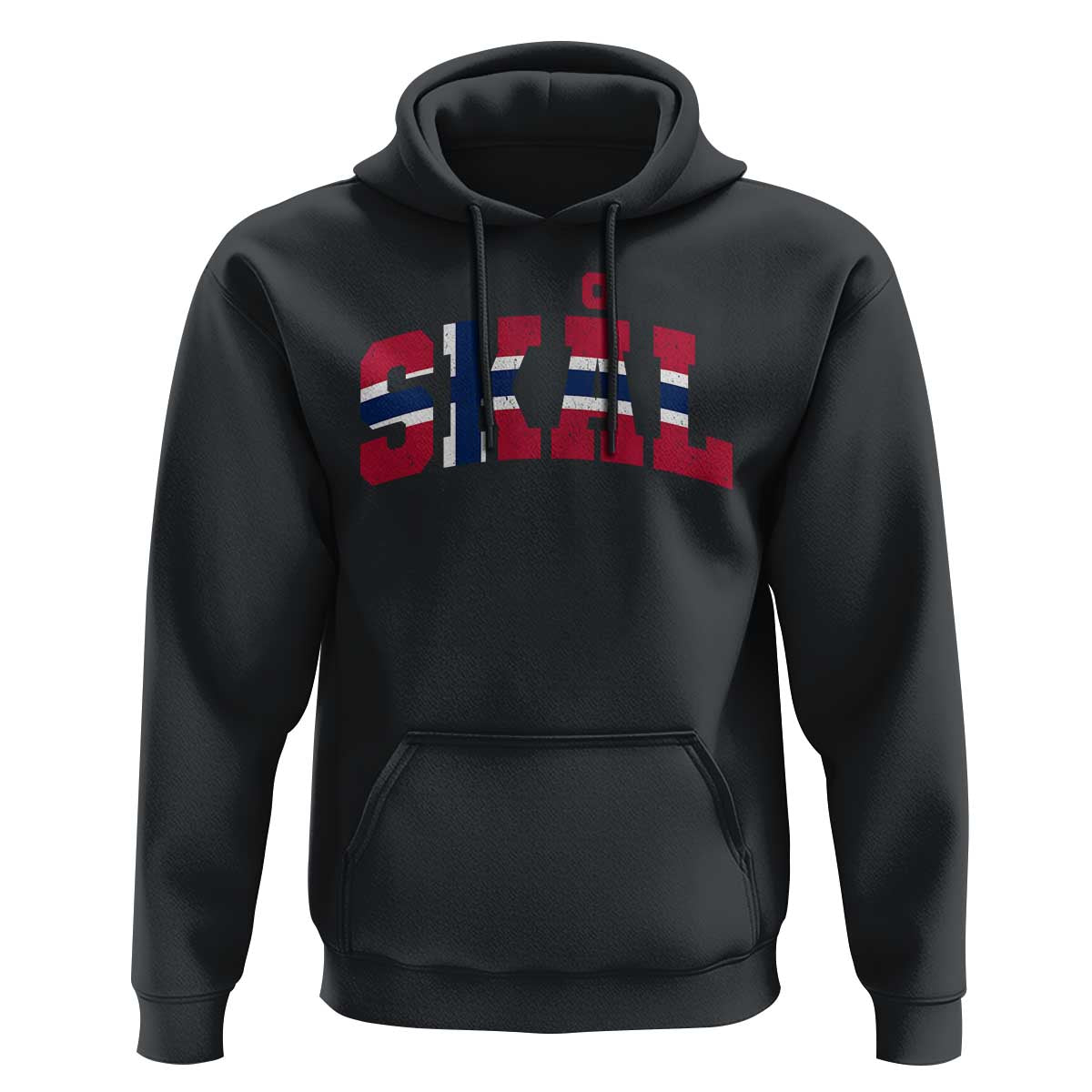 Skal Norway Flag Hoodie Vintage Cheers Norwegian Sayings Viking Heritage Scandinavian Graphic