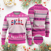 Skal Norway Flag Ugly Christmas Sweater Vintage Cheers Norwegian Sayings Viking Heritage Scandinavian Graphic