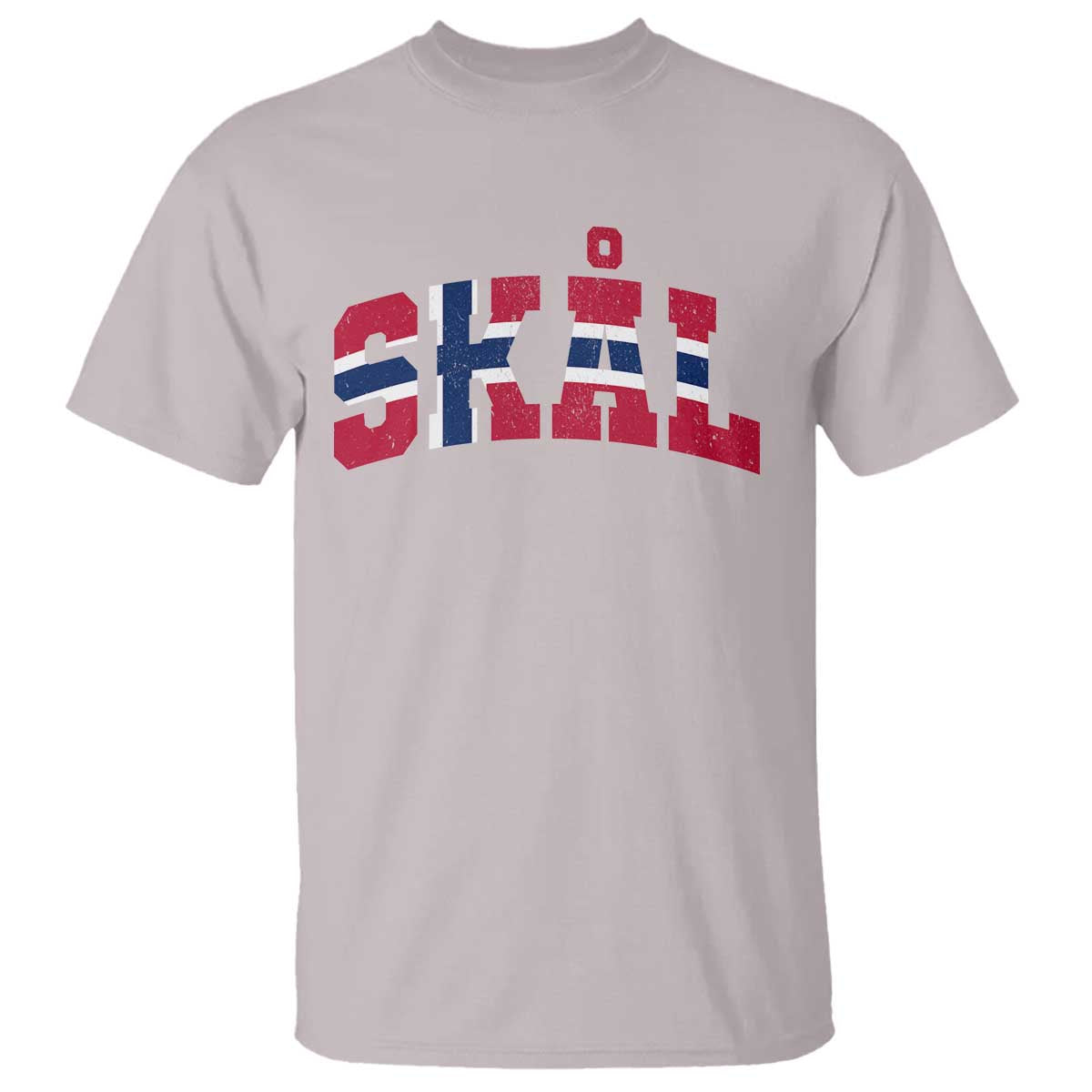 Skal Norway Flag T Shirt Vintage Cheers Norwegian Sayings Viking Heritage Scandinavian Graphic