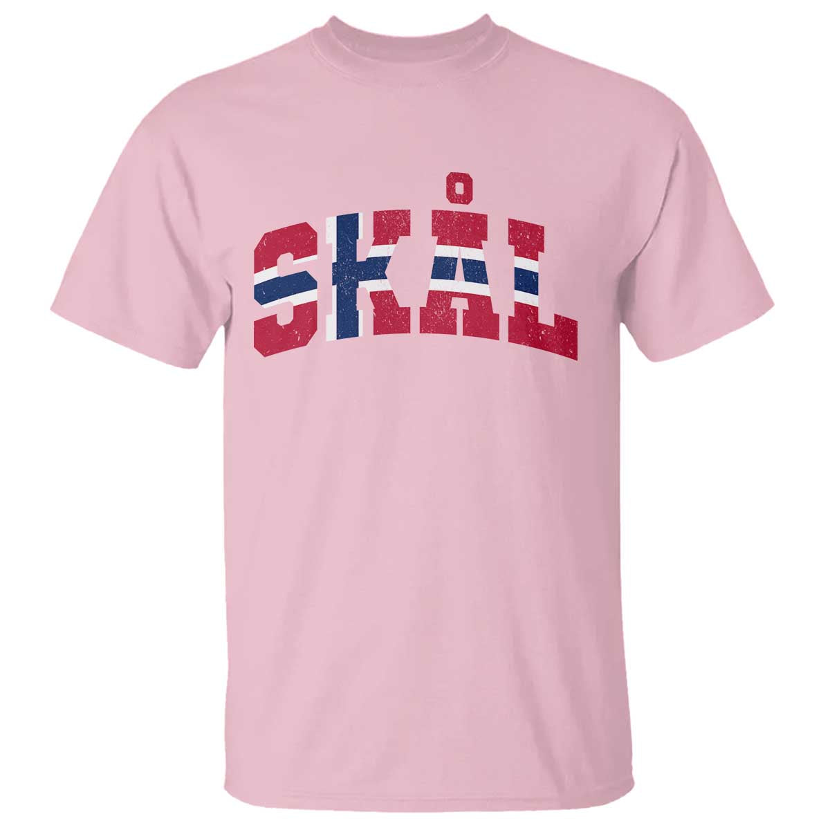 Skal Norway Flag T Shirt Vintage Cheers Norwegian Sayings Viking Heritage Scandinavian Graphic