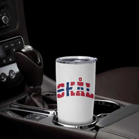 Skal Norway Flag Tumbler Cup Vintage Cheers Norwegian Sayings Viking Heritage Scandinavian Graphic